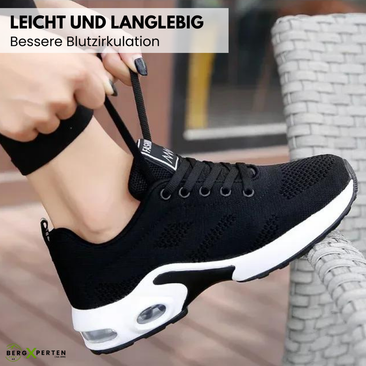 Ergonomische OrthoCare Damenschuhe, bequem, lila, mit rutschfester Sohle und atmungsaktivem Material für gesundes Gehen.