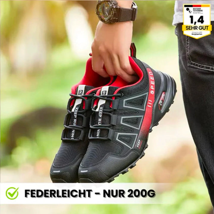 "Ergonomische OrthoTrekking Damenschuhe mit rutschfester Sohle und atmungsaktiver Struktur für Komfort und Schmerzlinderung."