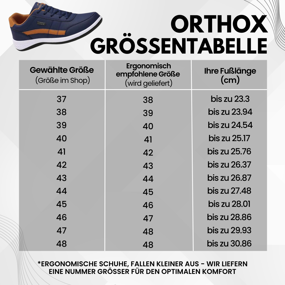 "Ergonomische OrthoX Damenschuhe, flexibel, atmungsaktiv, braune Oberfläche mit rutschfester Sohle, für Alltag und Sport."