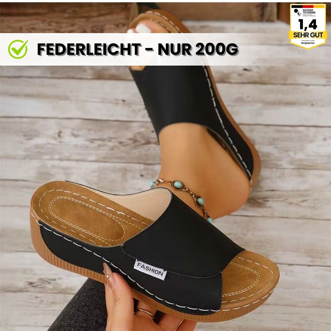 Ergonomische, rutschfeste Sandalen in beige, die Komfort und Stil vereinen, ideal für jede Fußform und jeden Anlass.