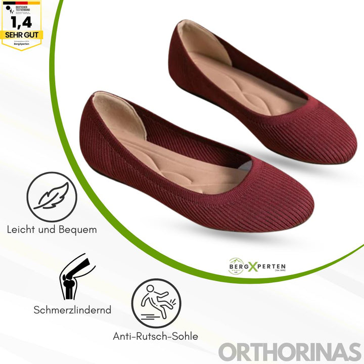 "Ergonomische rutschsichere Ballerinas mit eleganter Optik, EVA-Material und rutschfester Sohle für optimalen Komfort."