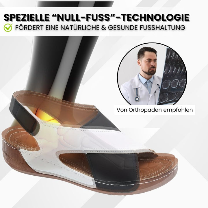 "Ergonomische Sandalen, Damen, stilvoll, rutschfeste Sohle, schmerzlindernd, modische Farboptionen, ganztägiger Komfort"