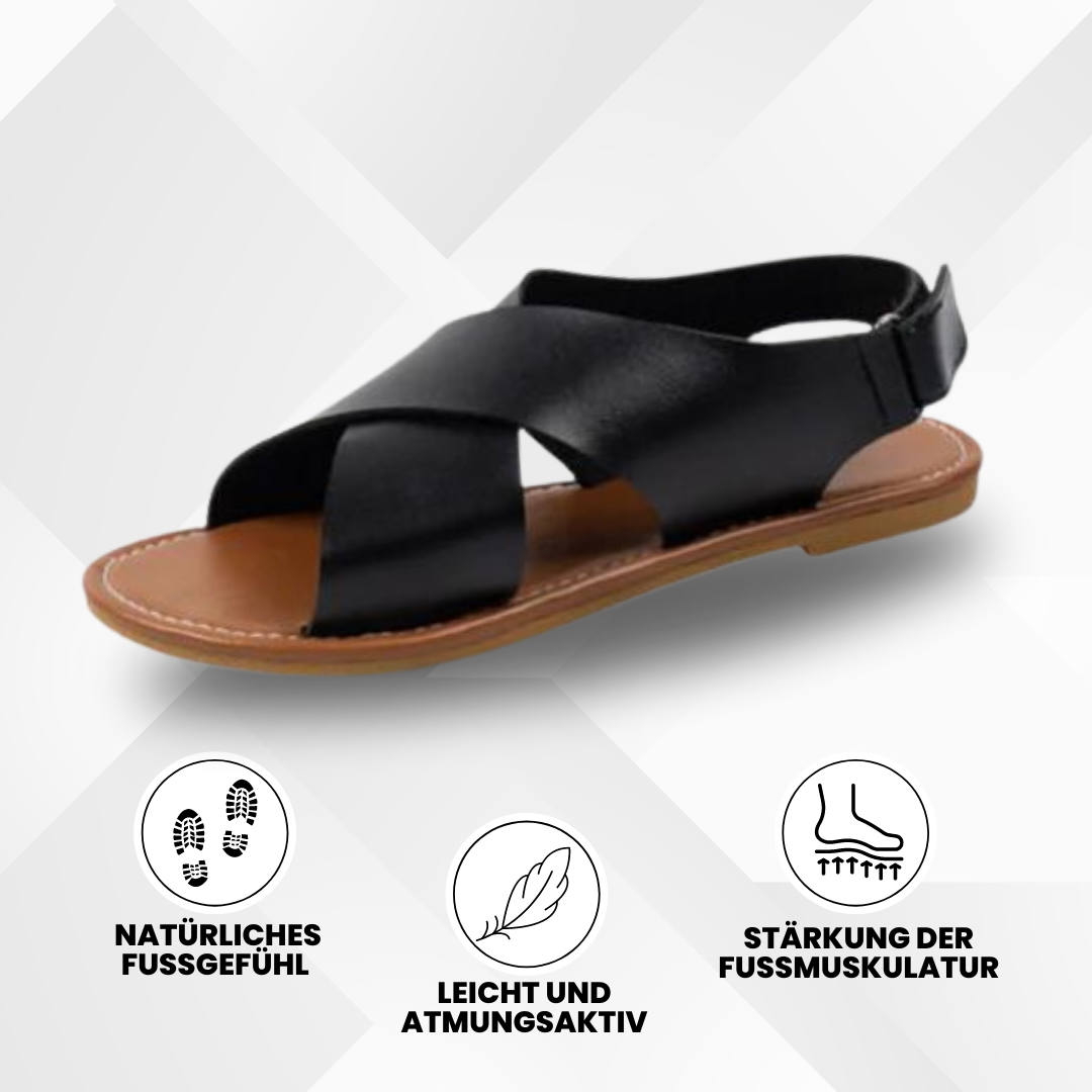 Ergonomische Sandalen für Damen, weiche Sohle, rutschfest, Verbesserung der Fußgesundheit, Größen 35-43 verfügbar.