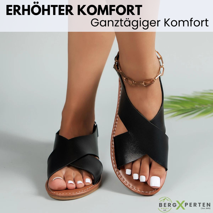 Ergonomische Sandalen für Damen, weiche Sohle, rutschfest, Verbesserung der Fußgesundheit, Größen 35-43 verfügbar.