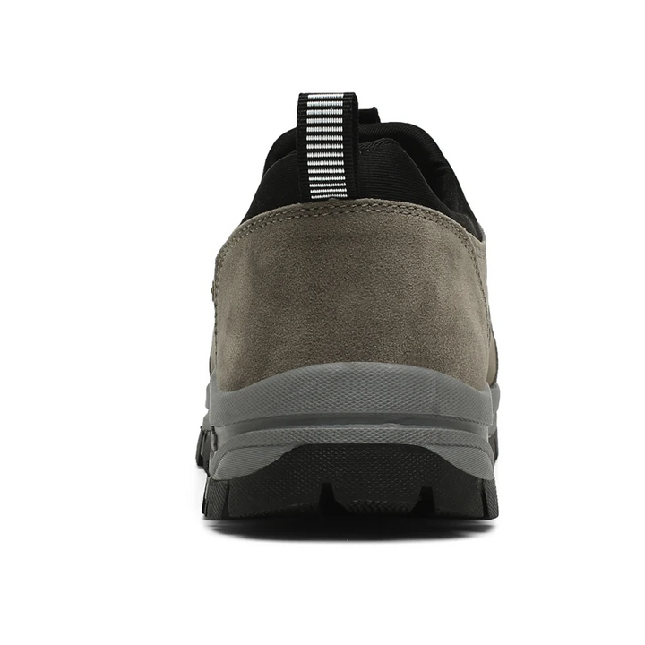 "Ergonomische schwarze orthopädische Schuhe, unisex, zur Schmerzlinderung, mit atmungsaktivem Material und leichter Sohle."