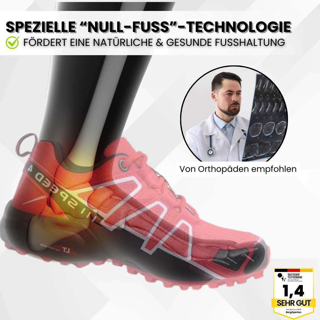 Ergonomische Trekking- und Wanderschuhe für Damen, braun mit rutschfester Sohle und atmungsaktivem Gewebe.