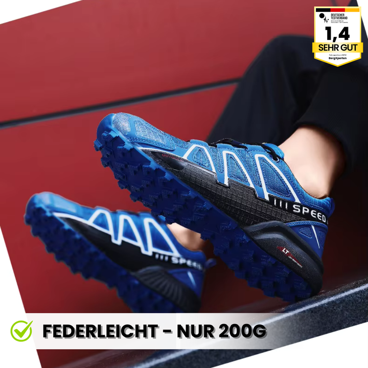 Ergonomische Wanderschuhe mit rutschfester Sohle und wasserdichtem Material ideal fürs Trekking in verschiedenen Farben.