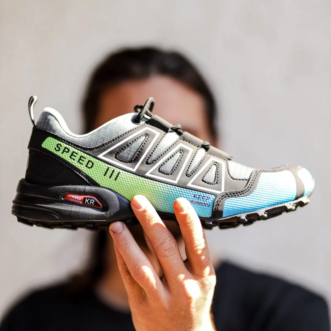 "Ergonomische Wanderschuhe OrthoTrekking IV, grau, rutschfeste Sohle, atmungsaktives Material, ideal fürs Wandern"