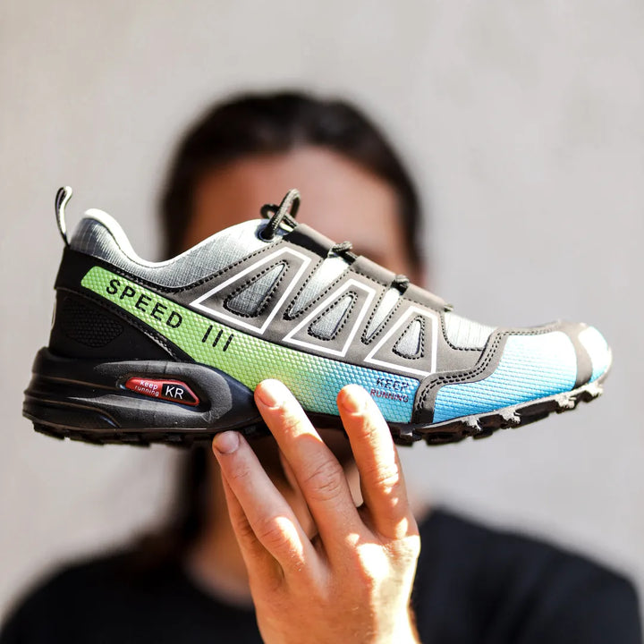 "Ergonomische Wanderschuhe OrthoTrekking IV, grau, rutschfeste Sohle, atmungsaktives Material, ideal fürs Wandern"