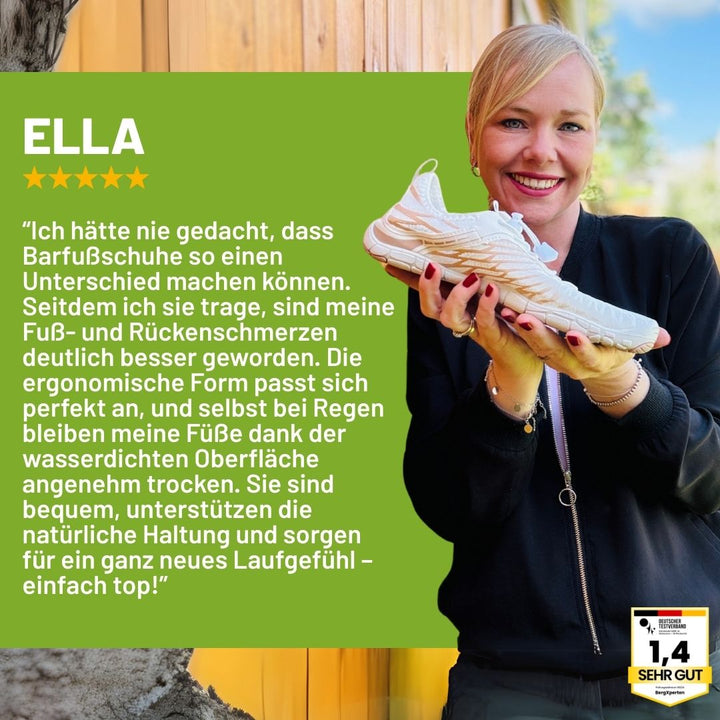 "Ergonomische, wasserdichte Barfußschuhe mit rutschfester Sohle, ideal für Komfort und gesundheitsschonendes Gehen."