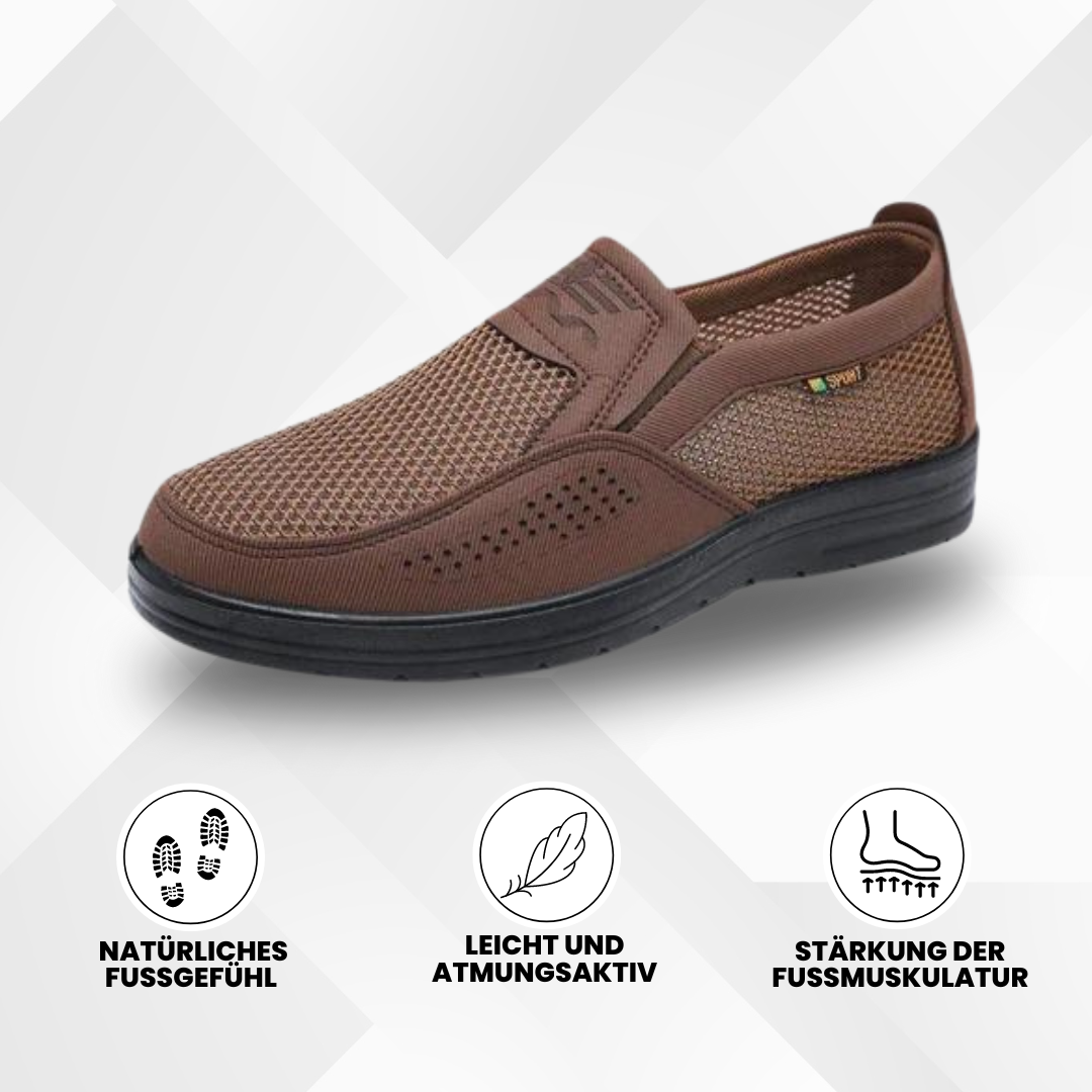 "Ergonomischer atmungsaktiver Unisex-Schuhe mit orthopädischer Sohle und breitem Zehenraum für hohen Tragekomfort"