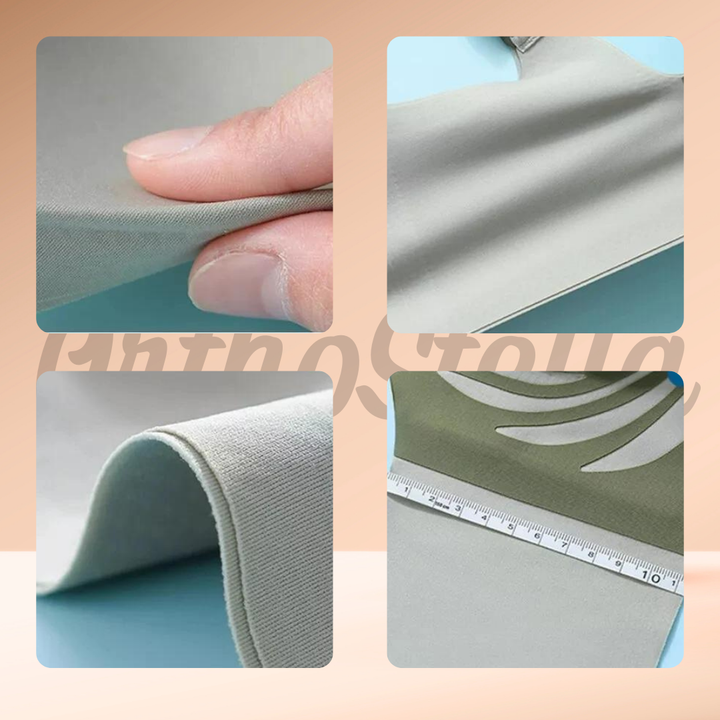 "Ergonomischer Komfort-BH ohne Bügel, nahtlos in Beige mit Push-Up Effekt für optimale Unterstützung und Tragekomfort."