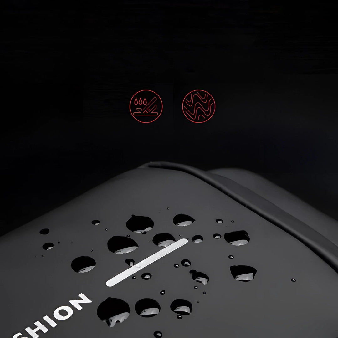 "Ergonomischer USB Rucksack Herren, Anti-Diebstahl, wasserdicht, für Pendeln/Reisen, mit USB-Port, Schwarz"