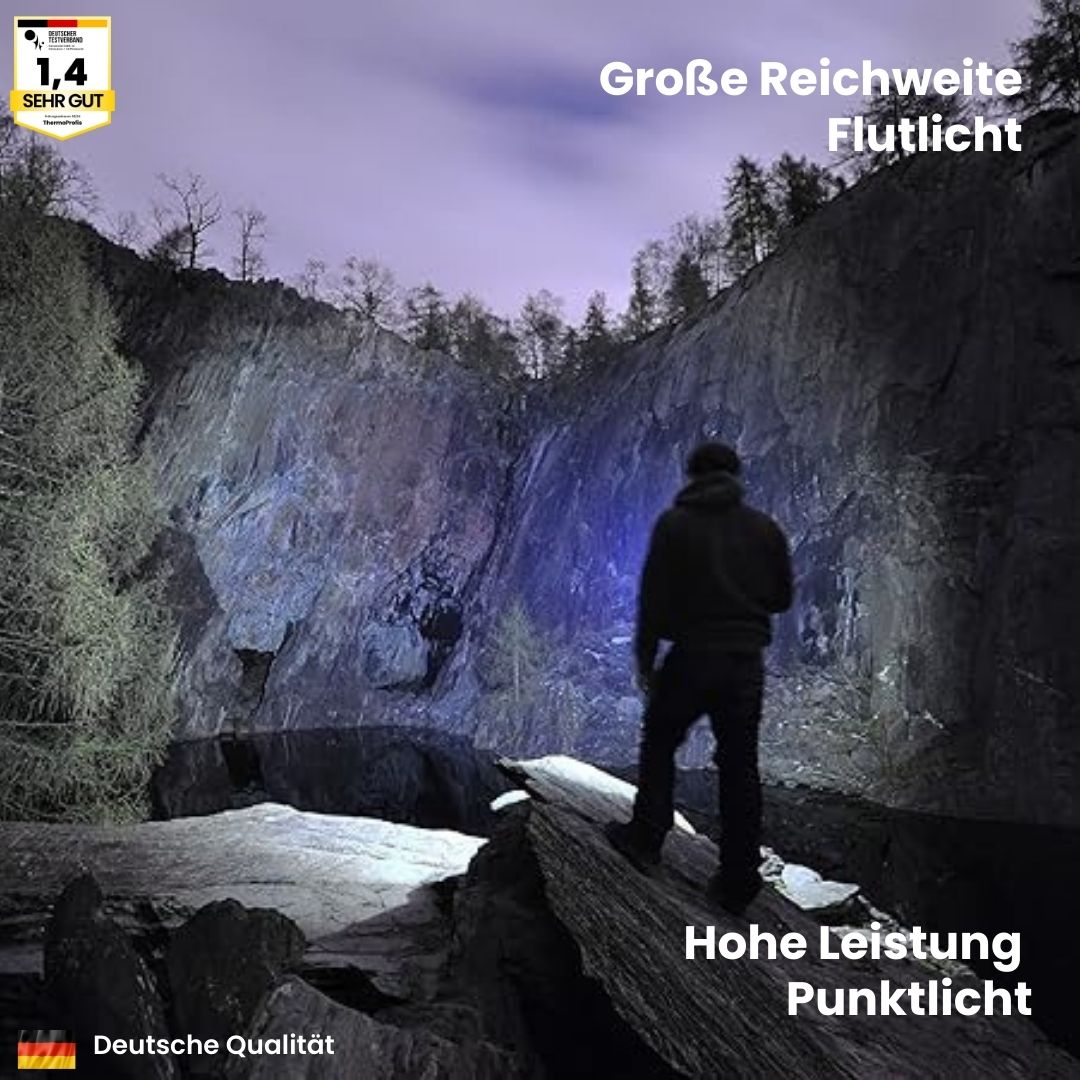 "Extrem helle 500 Lumen militärische Taschenlampe ViperX700 aus Aluminium mit fünf Beleuchtungsmodi für Outdoor-Abenteuer."