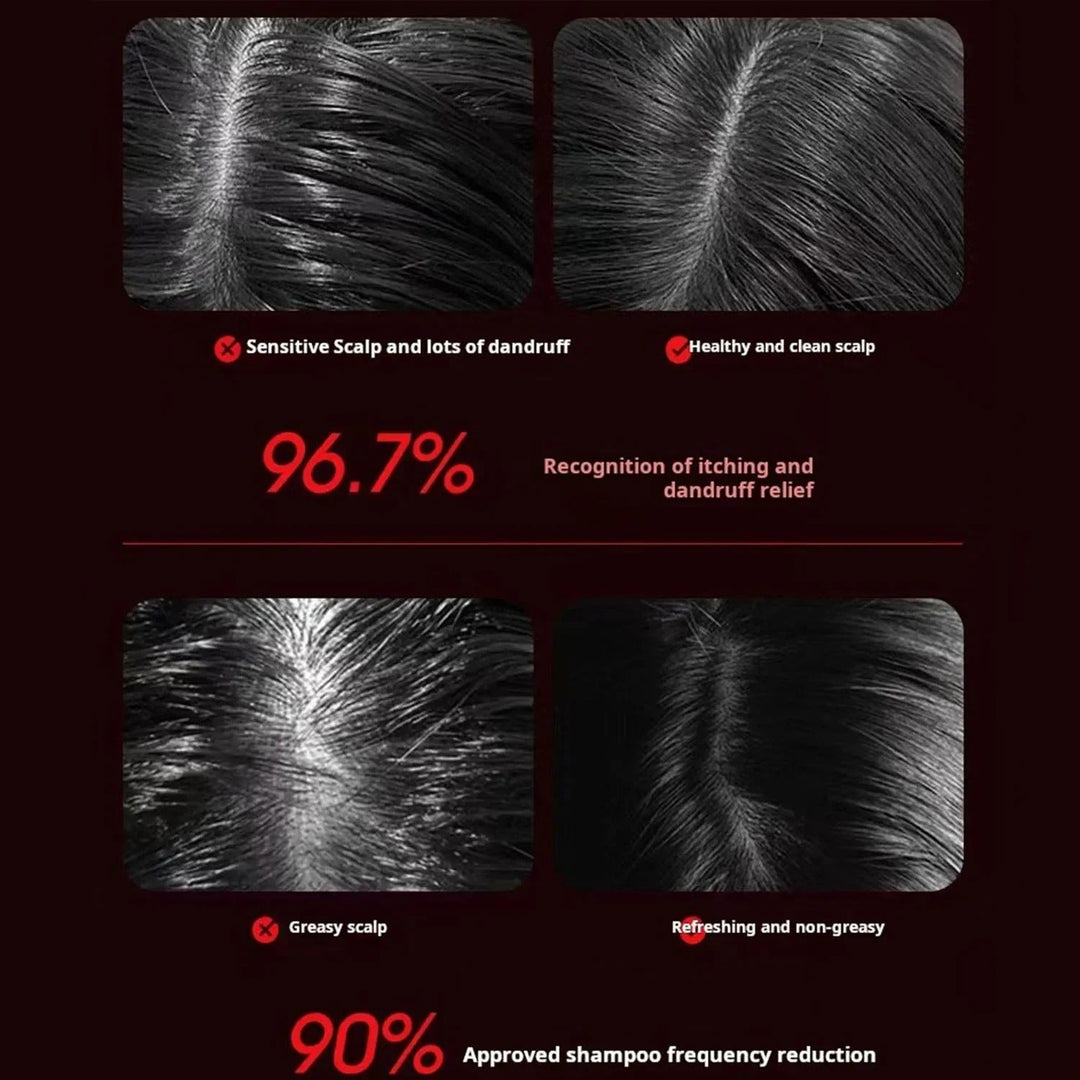 Kopfhautmassagebürste mit LED-Lichttherapie - Entspannung & Haarwachstum