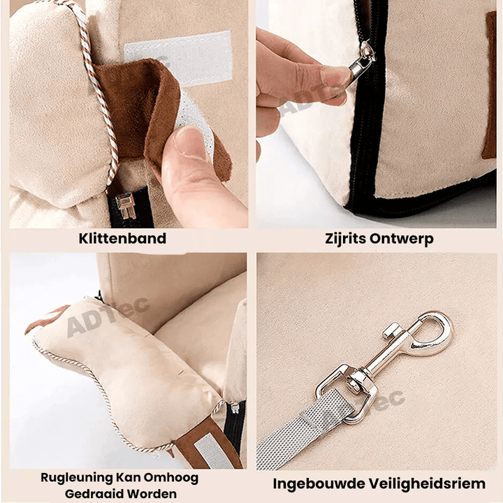 Reisebett Hund Autositz Komfortbox Klein Hunde