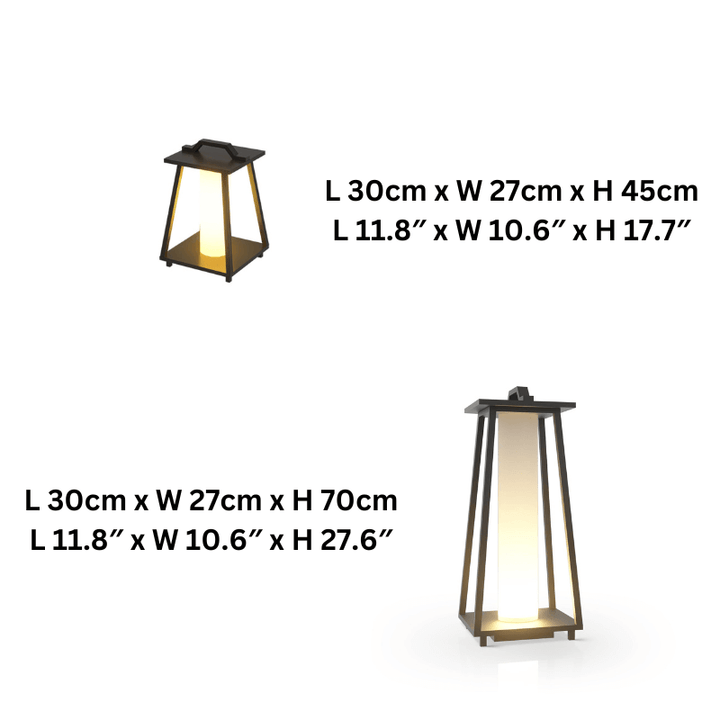 Tragbare LED Außenleuchte für Garten & Balkon