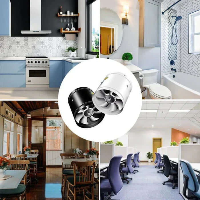 Hochleistungs-Abluftventilator - Flüsterleise & kraftvoll