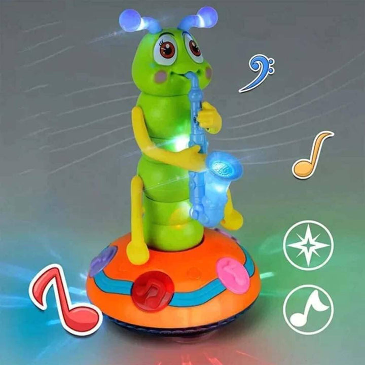 Interaktive Musik-Raupe - Baby-Spielzeug mit Licht & Geräuschen