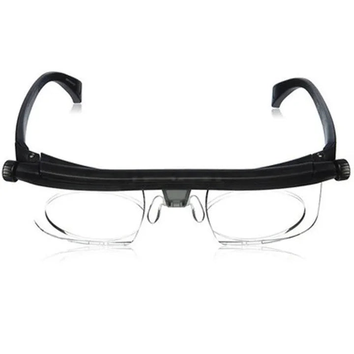 Unisex adjustable focus reading glasses for near & far vision. Versatile vision aid for presbyopia.