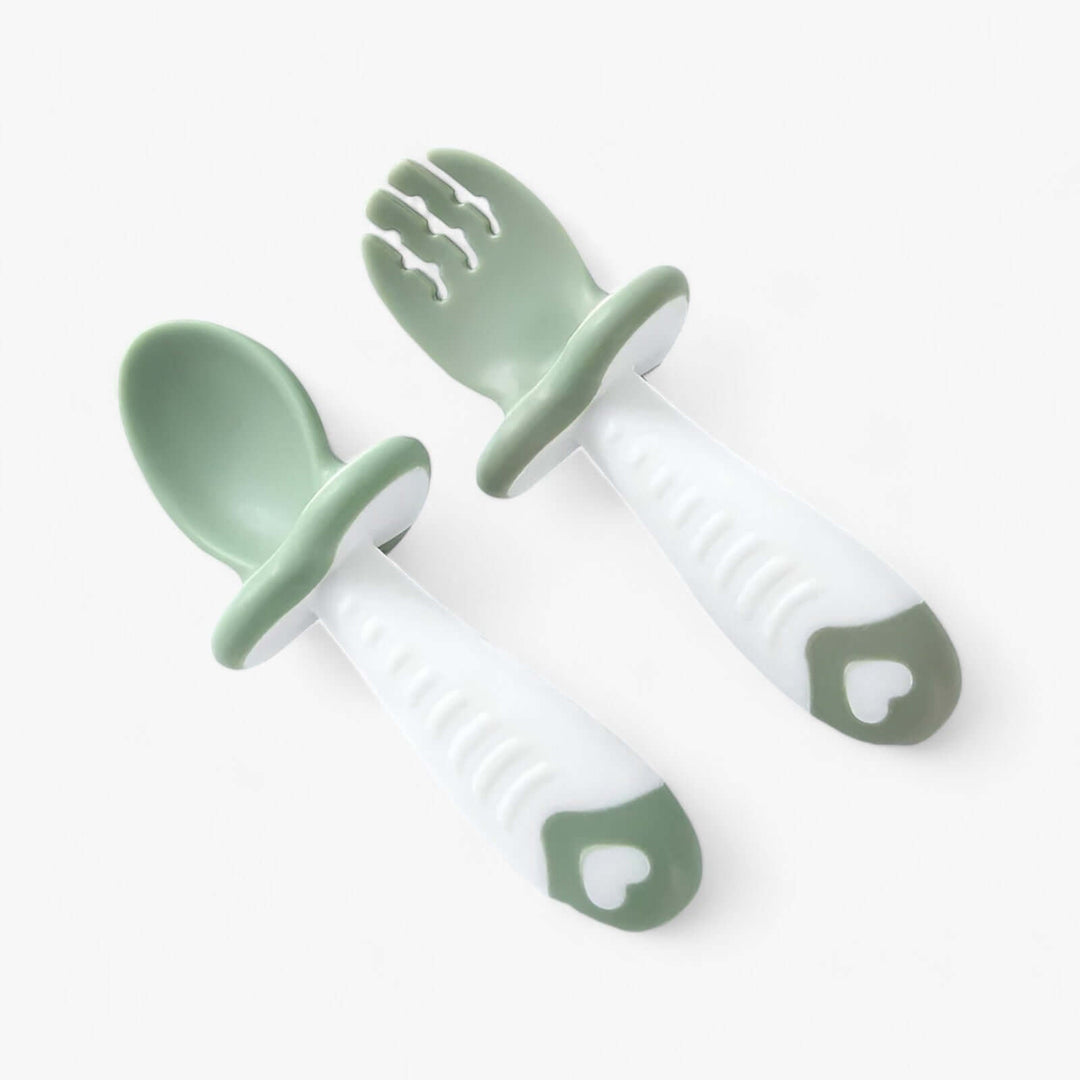 Silikon Babybesteck Set - 2-teilig