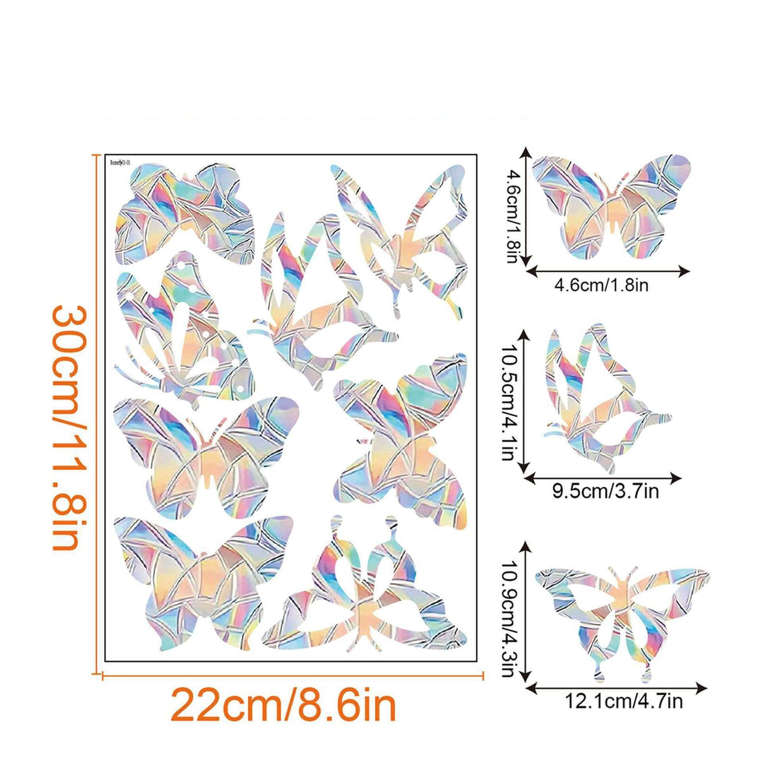 Regenbogen-Fensterdeko - Selbstklebend, Bunt, Dekorativ