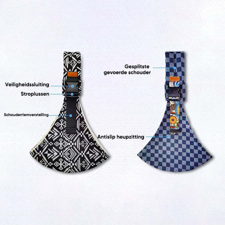 Ergonomische Babytrage mit verstellbaren Gurten