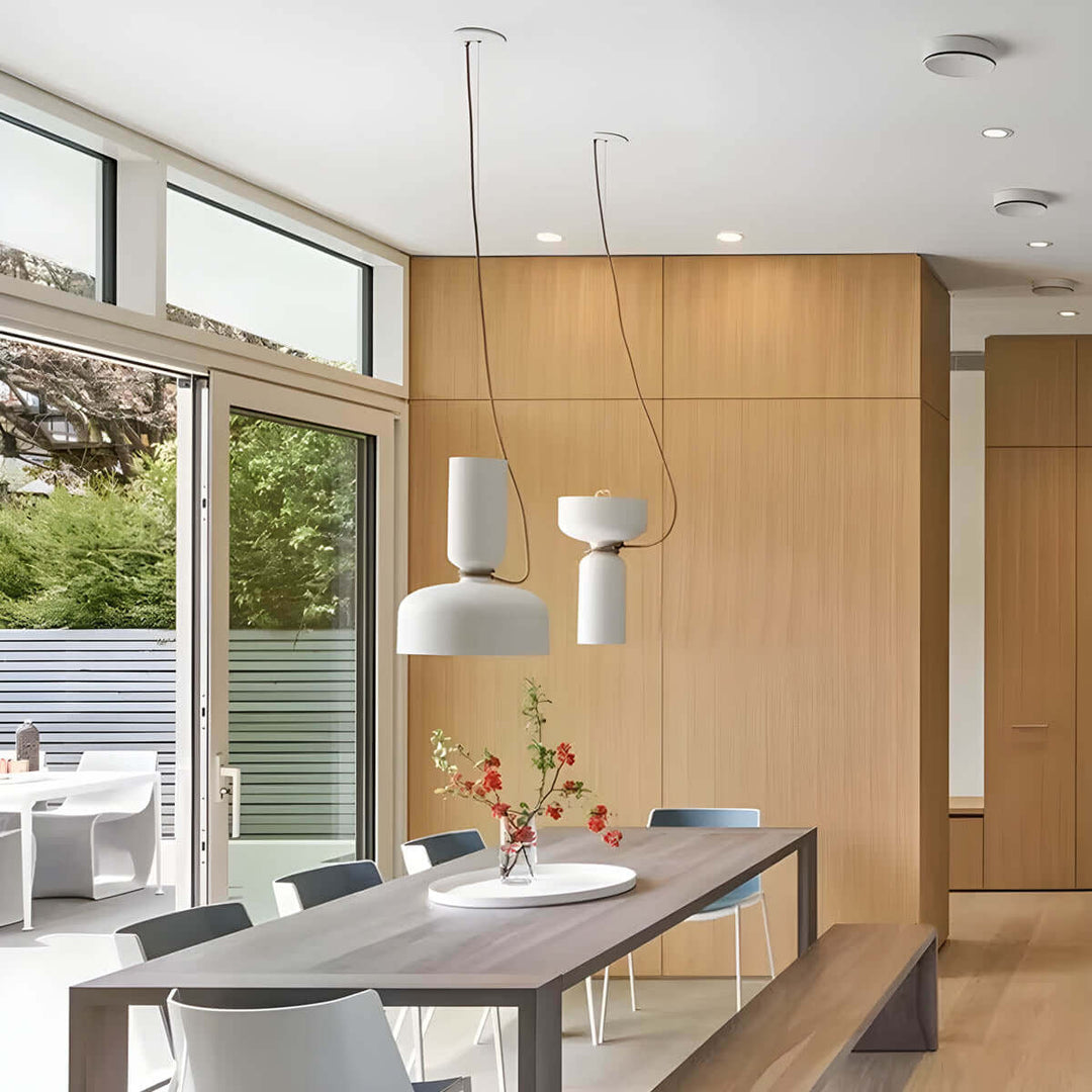 Geometrische LED Pendelleuchte Modernes Design