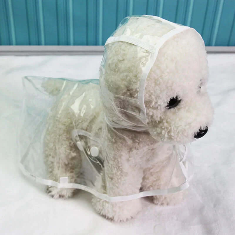 Wasserdichte Hundejacke Transparent