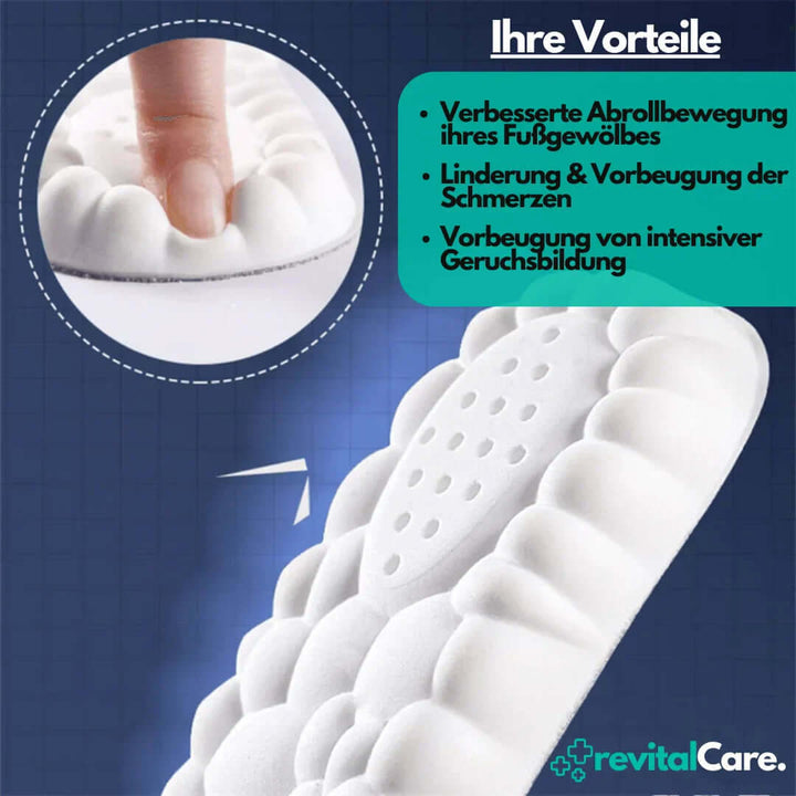 Komfort-Einlegesohlen 4D - Ergonomische Fußbetten