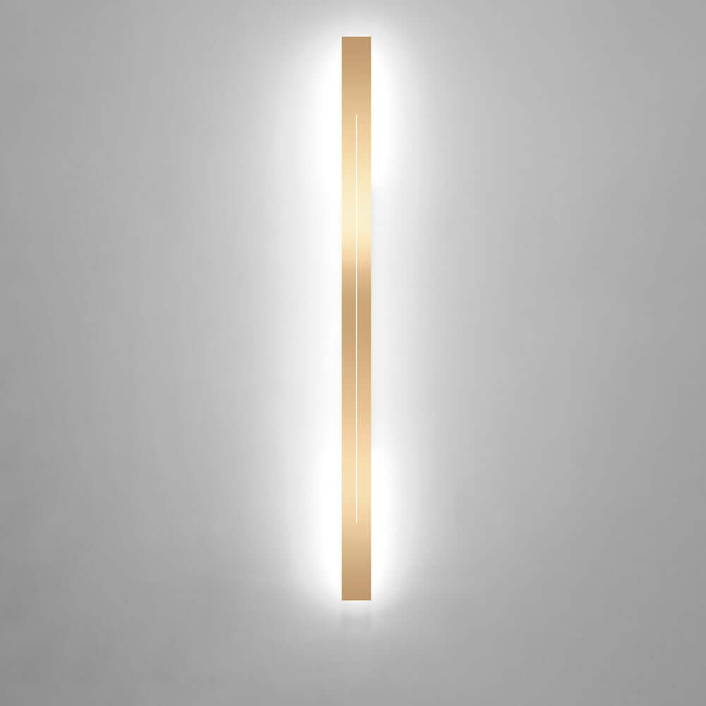 Moderne LED Wandleuchte Gold Schwarz Innen