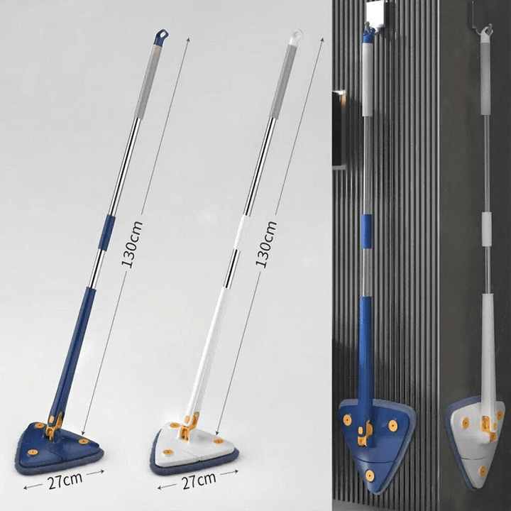 Dreieckiger Wischmopp mit Teleskopstiel