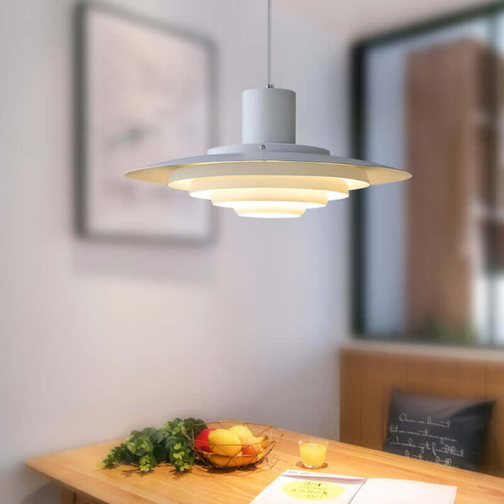 Moderne LED-Pendelleuchte Aluminium