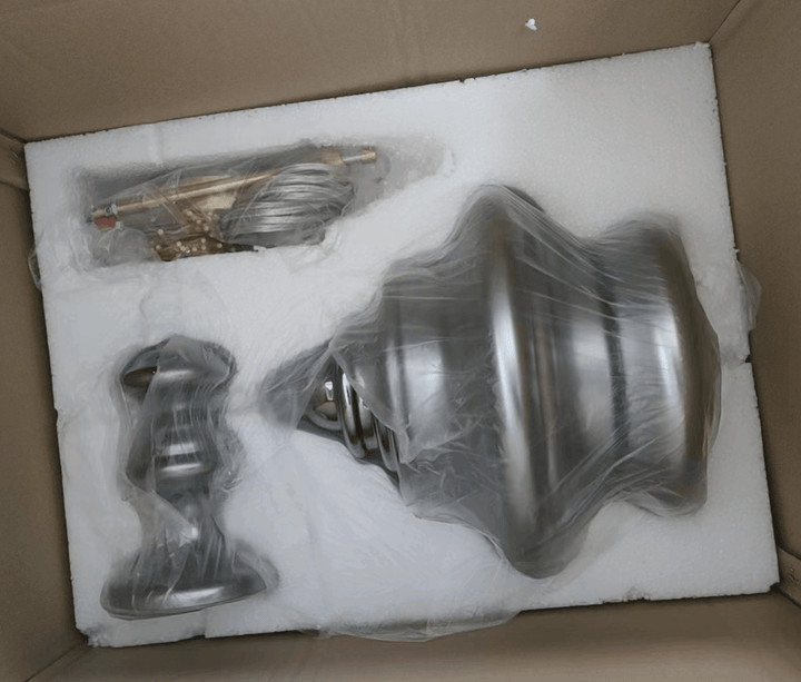 Moderne Glas-Pendelleuchte Sternenhimmel Grau