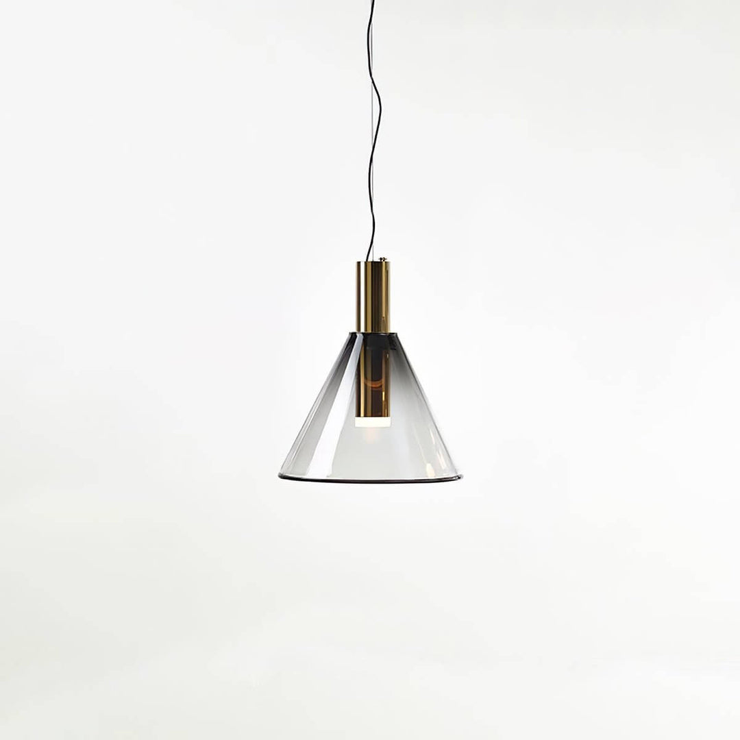 Elegante Pendelleuchte Glas & Metall