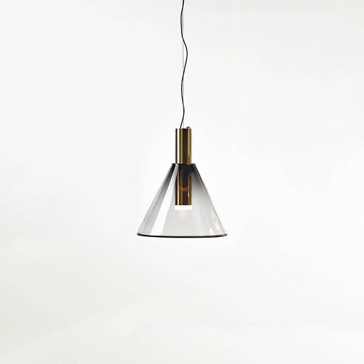 Elegante Pendelleuchte Glas & Metall