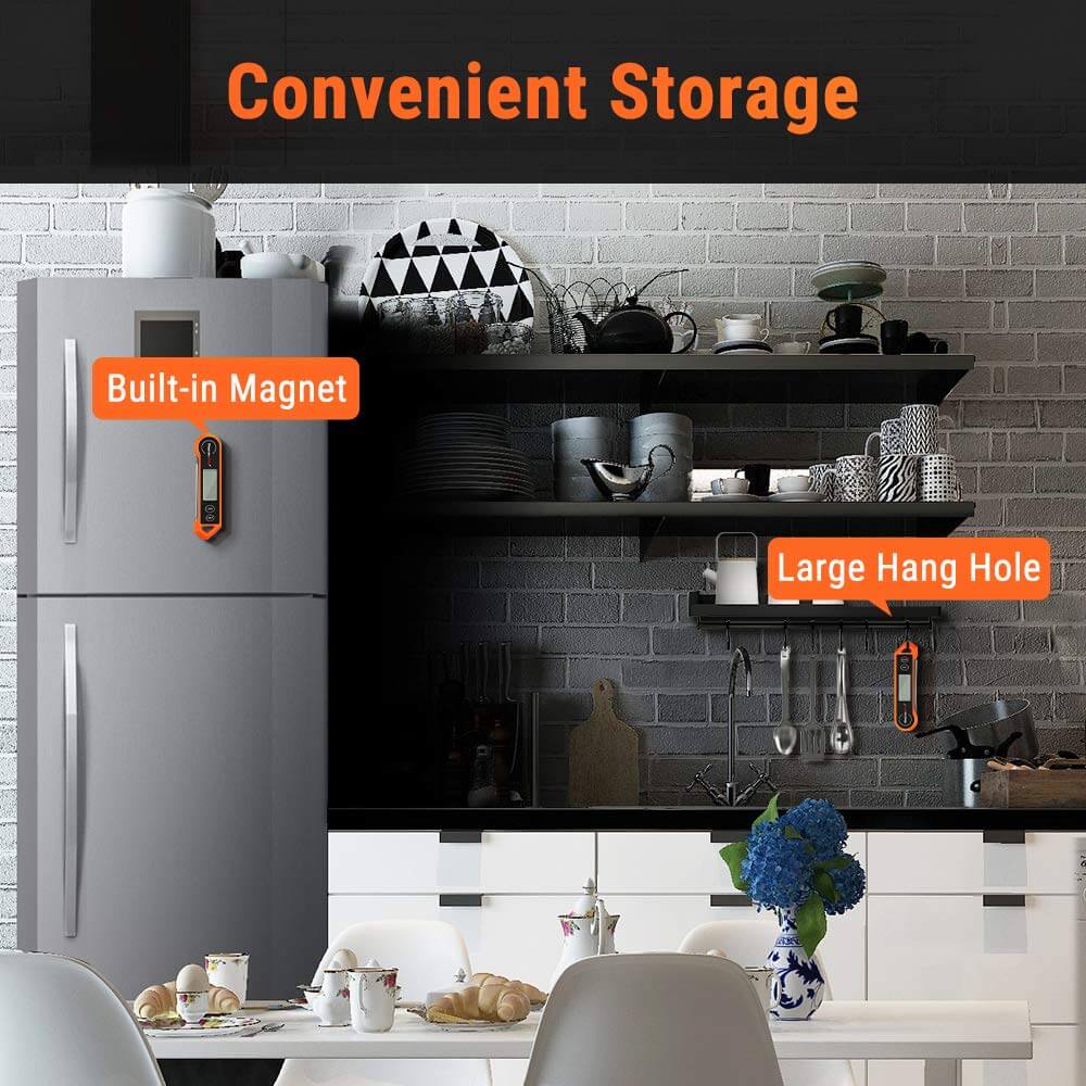 Digitales Fleischthermometer mit Bewegungssensor