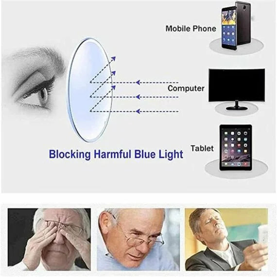 One pair does it all: Adjustable focus reading glasses for near & far vision. Unisex, versatile, no prescription.