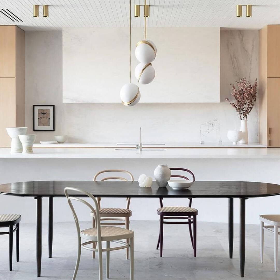 Mondförmige Pendelleuchte Modernes Design