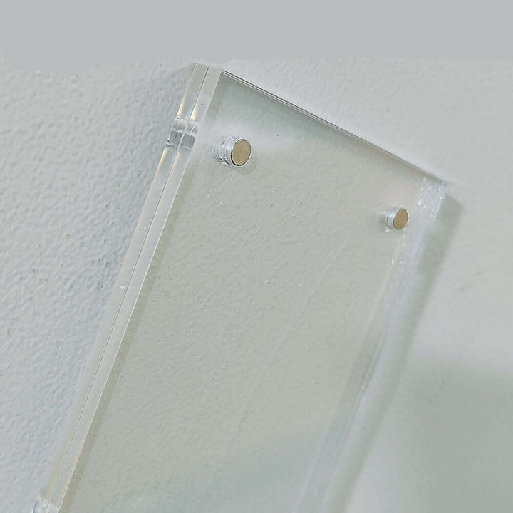 5er Set Moderne Acryl Bilderrahmen mit Magneten