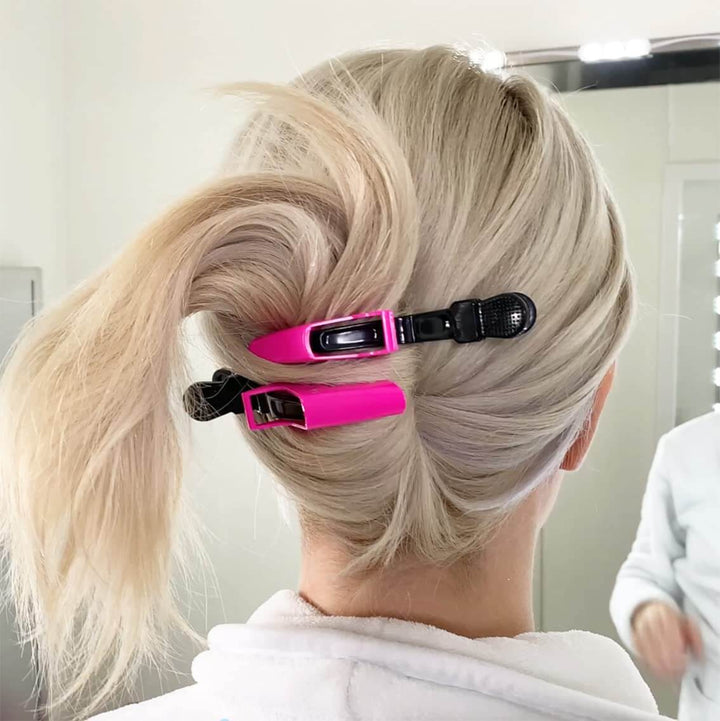 Haarstyling-Clips Set 10 Stück - Profi Friseur Haar Klammern