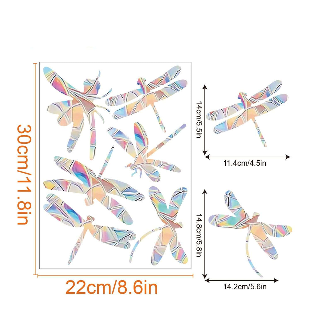 Regenbogen-Fensterdeko - Selbstklebend, Bunt, Dekorativ