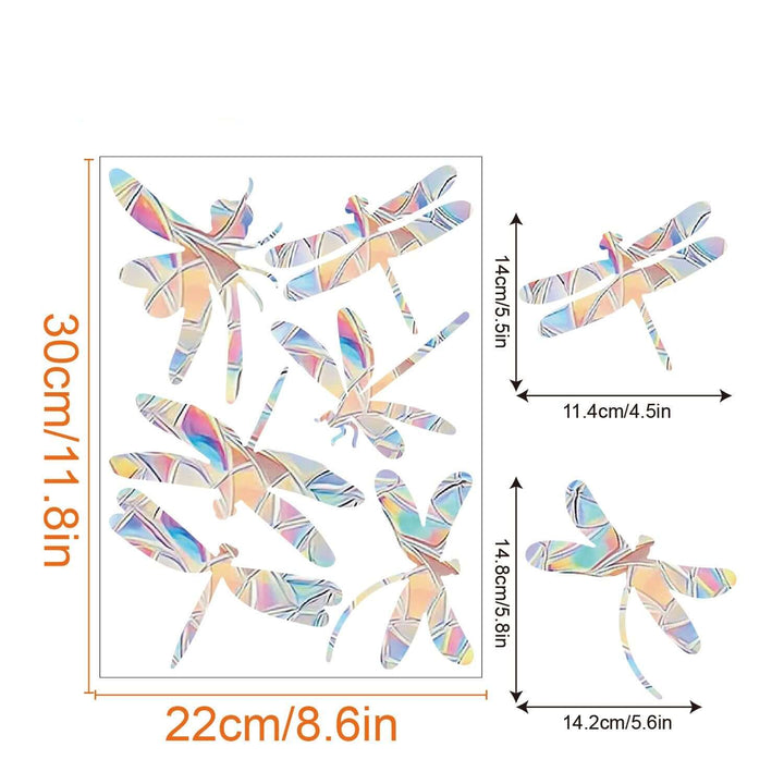 Regenbogen-Fensterdeko - Selbstklebend, Bunt, Dekorativ