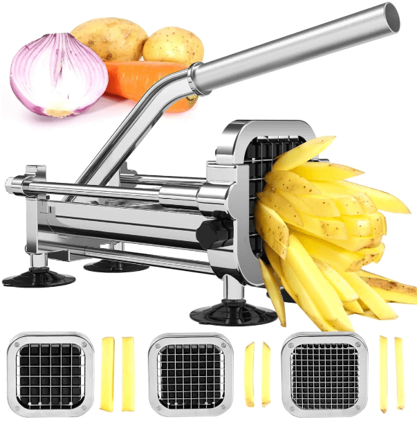 Edelstahl Kartoffelschneider - Pommes & Gemüse