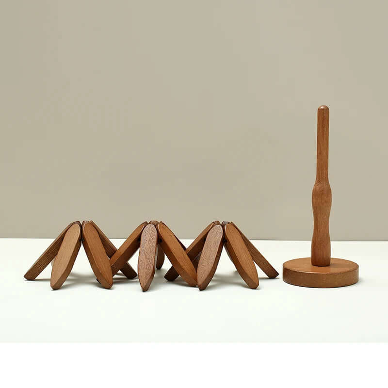 Holzbäume Untersetzer Set - Tischschutz Deko