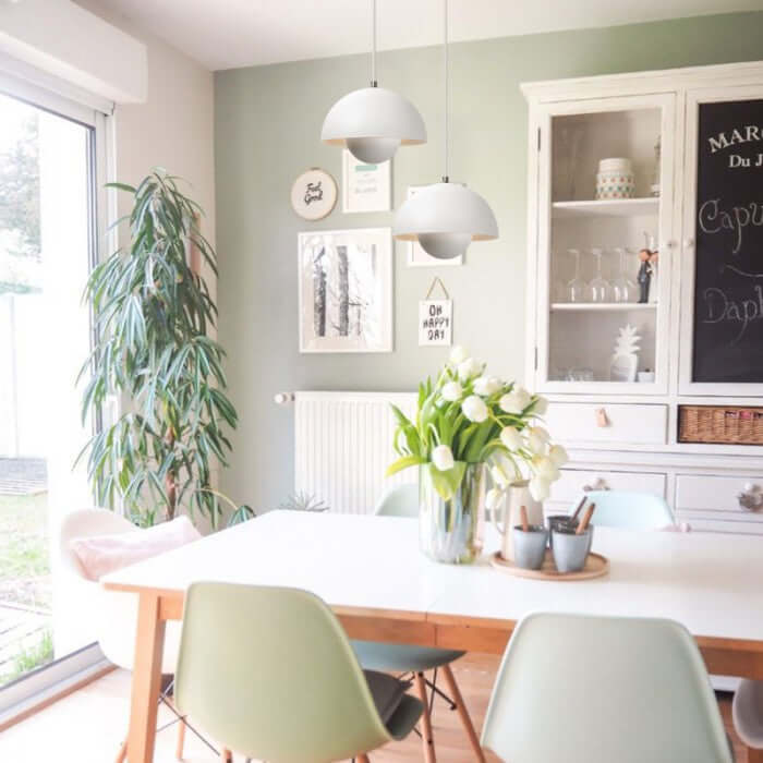 Hängeleuchte Makrone Blume Knospe Design