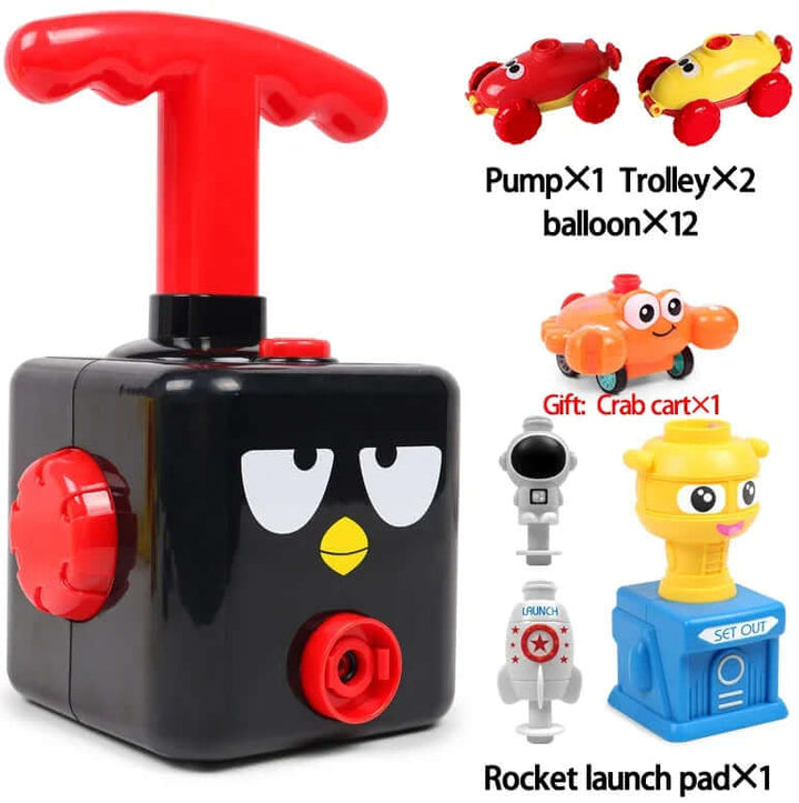 Ballon-Raketenauto: Physik-Spielzeug für Kinder ab 3 Jahren