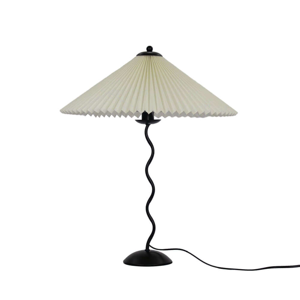 Designer Tischlampe Metall Modern Wellenförmig
