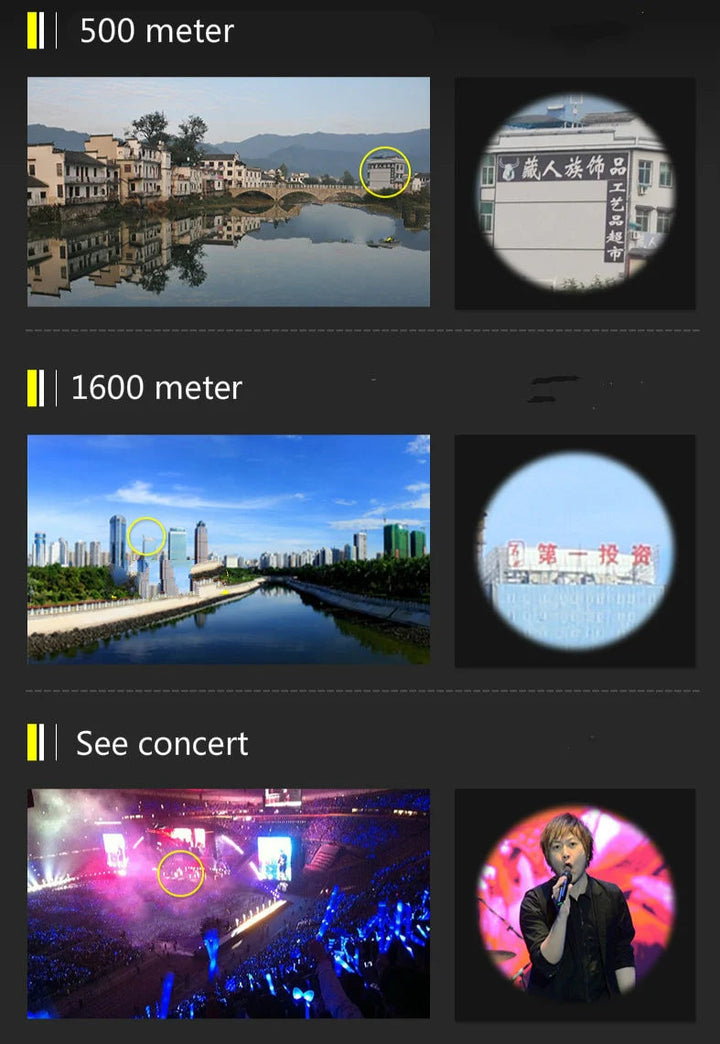 Fernglas HD 40x22 für Naturbeobachtung, kompakt, robust, 40X Vergrößerung, ideal für Outdoor-Abenteuer und Tierbeobachtung