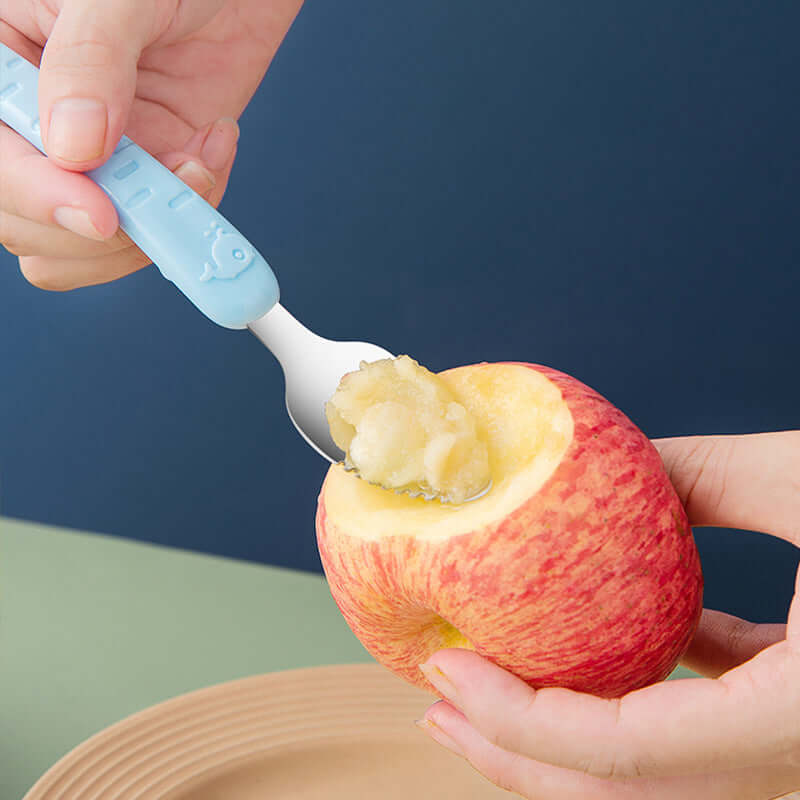 2er-Set Silikon-Baby-LöffelK - Sanft & Sicher Füttern